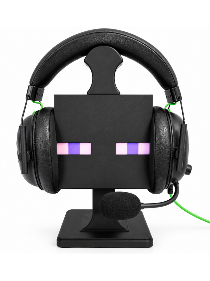 Stojak na słuchawki gamingowe – Enderman – minecraft prezent